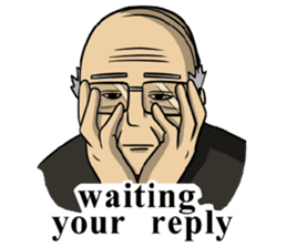 The unknown man (english version ) sticker #1721296