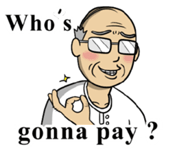 The unknown man (english version ) sticker #1721301