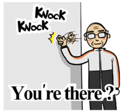 The unknown man (english version ) sticker #1721303