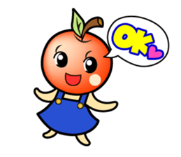 Apple girl "Rinko" sticker #1721585