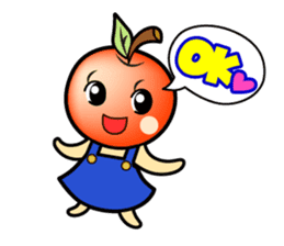 Apple girl "Rinko" sticker #1721585