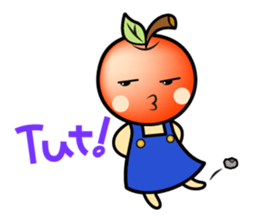 Apple girl "Rinko" sticker #1721586