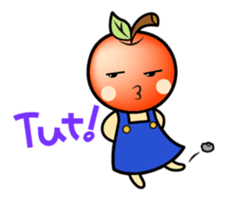 Apple girl "Rinko" sticker #1721586