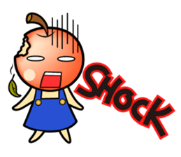 Apple girl "Rinko" sticker #1721587