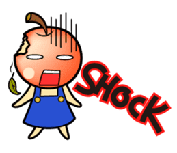 Apple girl "Rinko" sticker #1721587