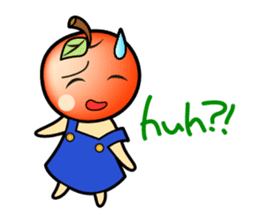 Apple girl "Rinko" sticker #1721588