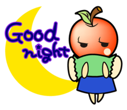 Apple girl "Rinko" sticker #1721589