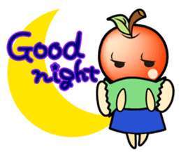 Apple girl "Rinko" sticker #1721589