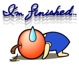 Apple girl "Rinko" sticker #1721590