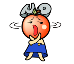 Apple girl "Rinko" sticker #1721592