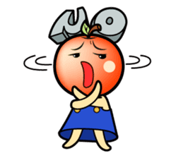 Apple girl "Rinko" sticker #1721592