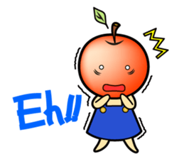 Apple girl "Rinko" sticker #1721593