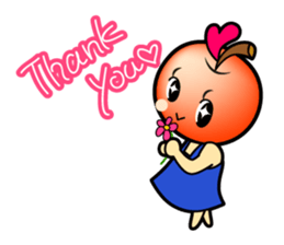 Apple girl "Rinko" sticker #1721594