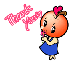 Apple girl "Rinko" sticker #1721594