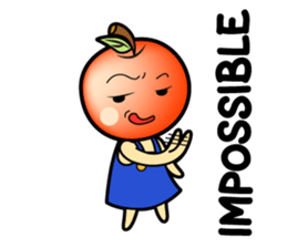 Apple girl "Rinko" sticker #1721596