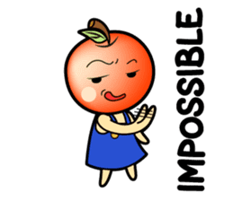 Apple girl "Rinko" sticker #1721596