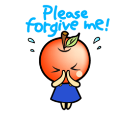 Apple girl "Rinko" sticker #1721597