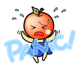 Apple girl "Rinko" sticker #1721598