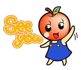 Apple girl "Rinko" sticker #1721599