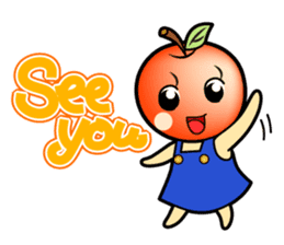 Apple girl "Rinko" sticker #1721599