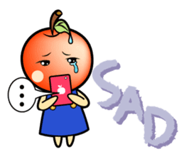 Apple girl "Rinko" sticker #1721601