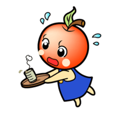 Apple girl "Rinko" sticker #1721603