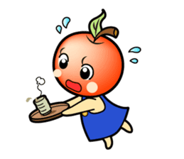 Apple girl "Rinko" sticker #1721603