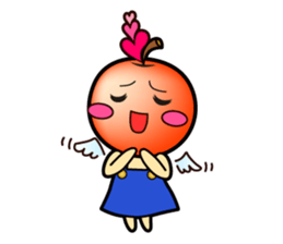 Apple girl "Rinko" sticker #1721604