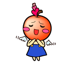 Apple girl "Rinko" sticker #1721604
