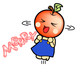 Apple girl "Rinko" sticker #1721606