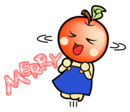 Apple girl "Rinko" sticker #1721606