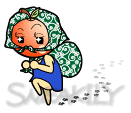 Apple girl "Rinko" sticker #1721607