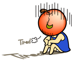 Apple girl "Rinko" sticker #1721609