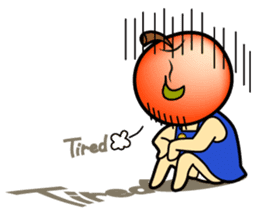 Apple girl "Rinko" sticker #1721609