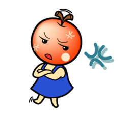 Apple girl "Rinko" sticker #1721614