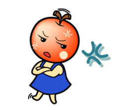 Apple girl "Rinko" sticker #1721614