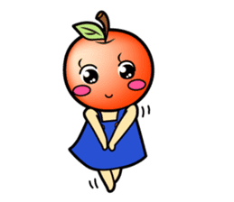 Apple girl "Rinko" sticker #1721615