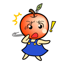Apple girl "Rinko" sticker #1721616