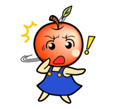 Apple girl "Rinko" sticker #1721616