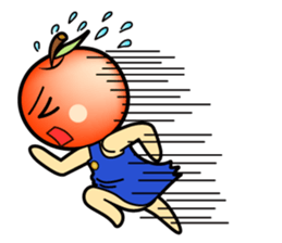 Apple girl "Rinko" sticker #1721618