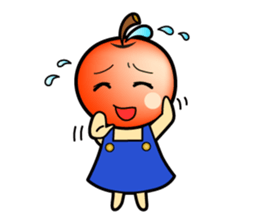 Apple girl "Rinko" sticker #1721619