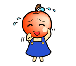 Apple girl "Rinko" sticker #1721619