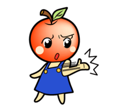 Apple girl "Rinko" sticker #1721620