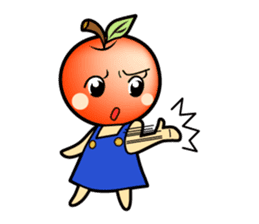 Apple girl "Rinko" sticker #1721620