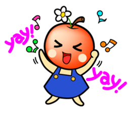 Apple girl "Rinko" sticker #1721623