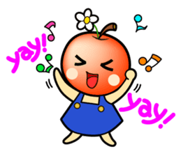 Apple girl "Rinko" sticker #1721623