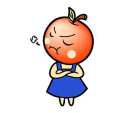 Apple girl "Rinko" sticker #1721624