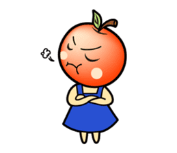 Apple girl "Rinko" sticker #1721624