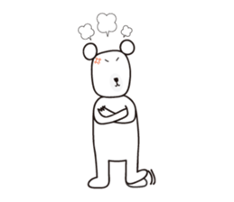 One day of a Bear man sticker #1721667
