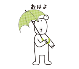 One day of a Bear man sticker #1721672